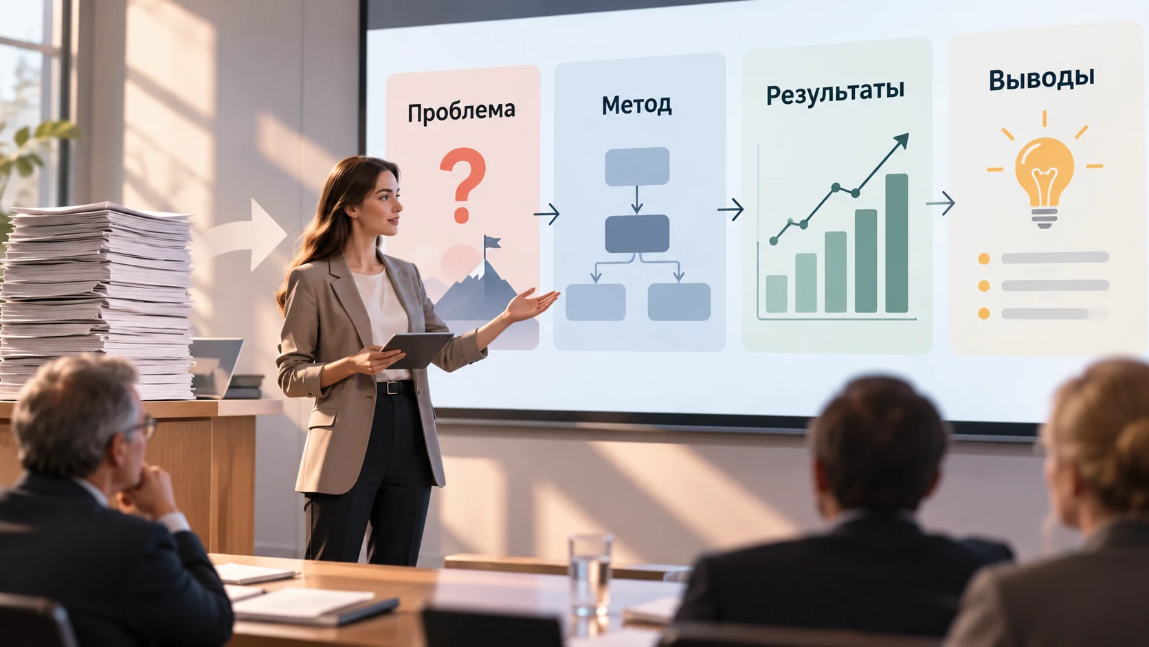 Как сделать презентацию для диплома, ВКР или курсовой