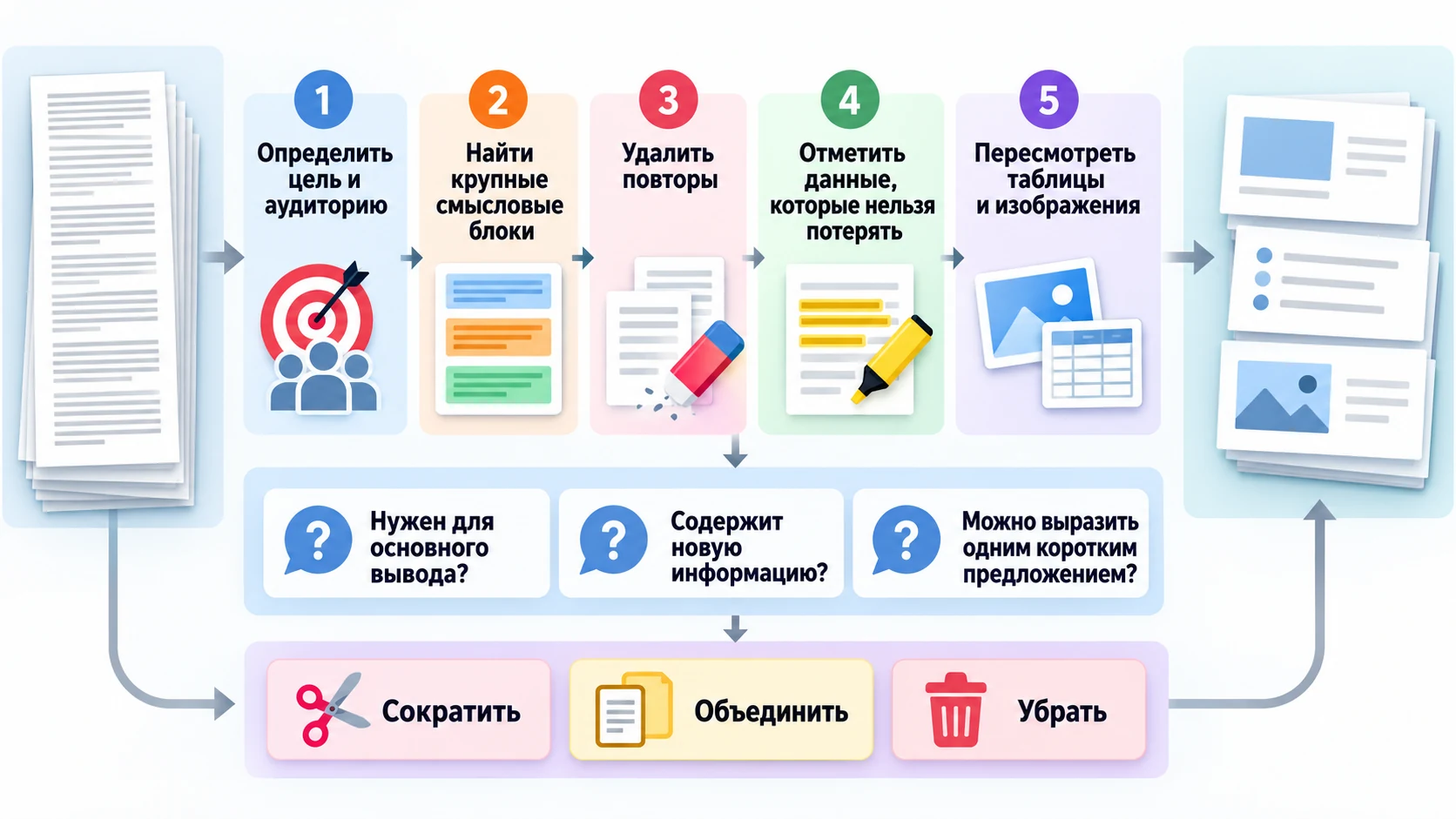 Этапы подготовки Word-документа к презентации